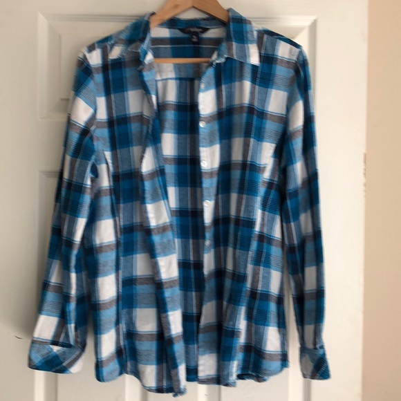 Indigo Tops - Indigo Size XL button down flannel